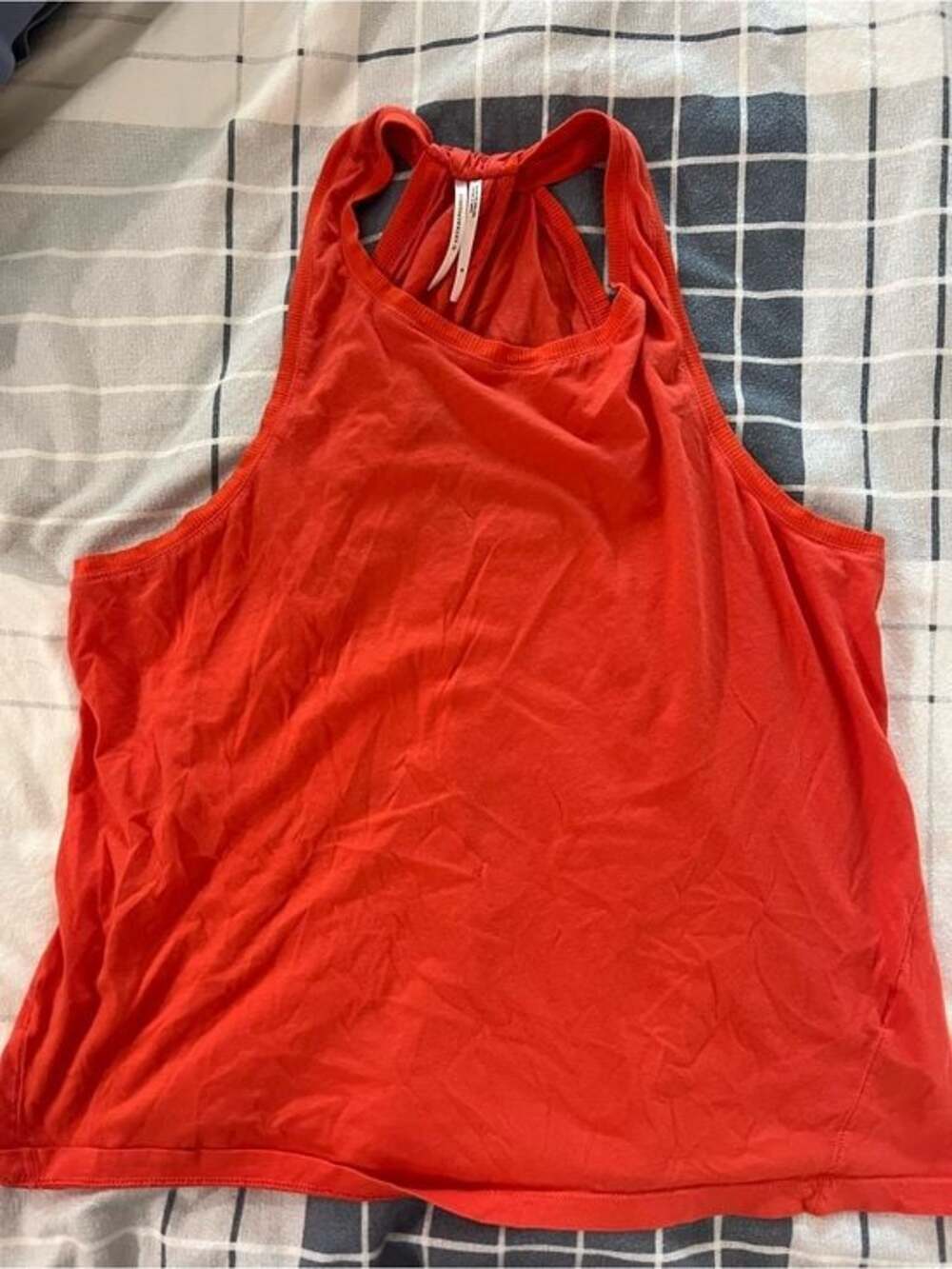 Anthropologie Red Racerback Tank Top